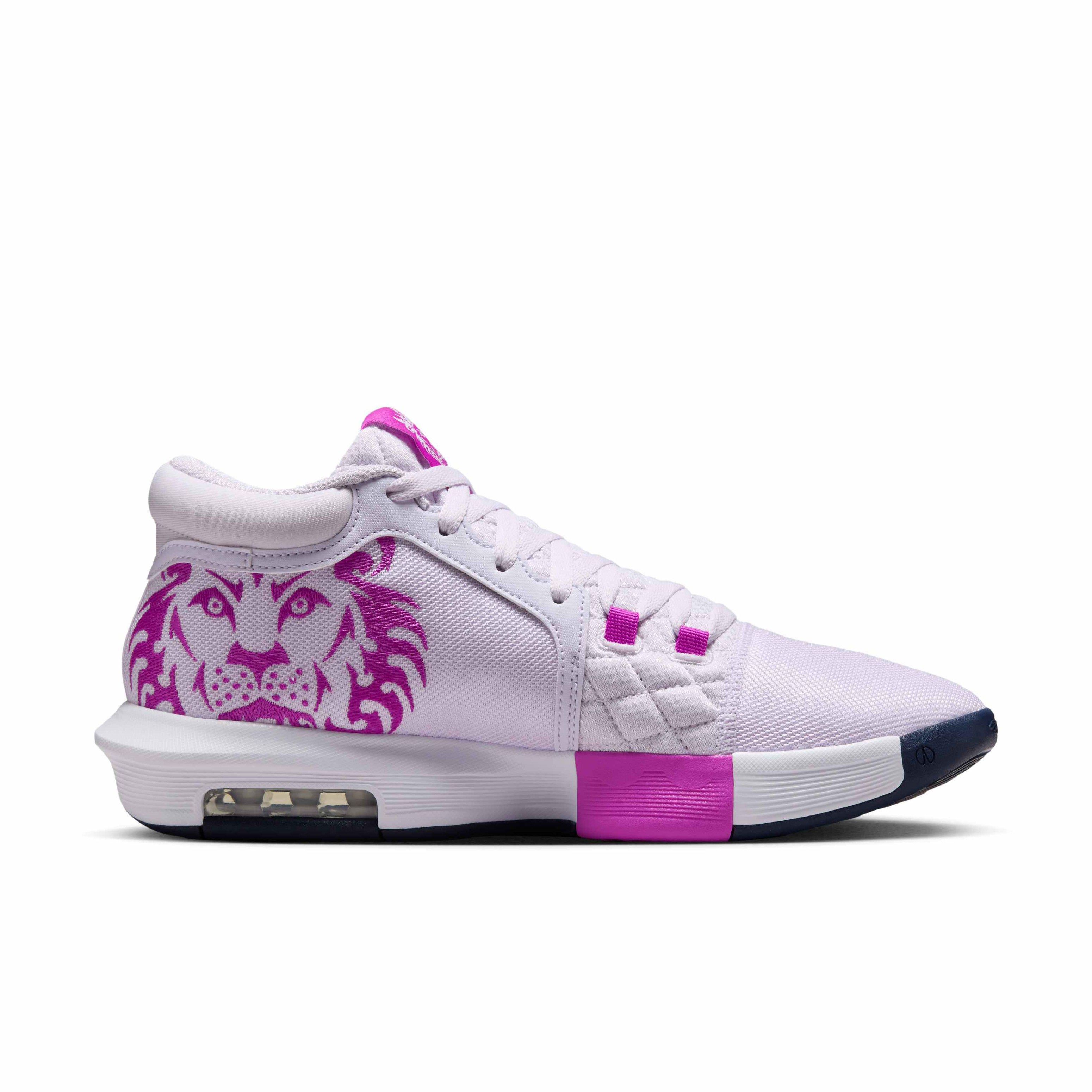 Nike LeBron Witness VIII Barely Grape Shoe | Hibbett